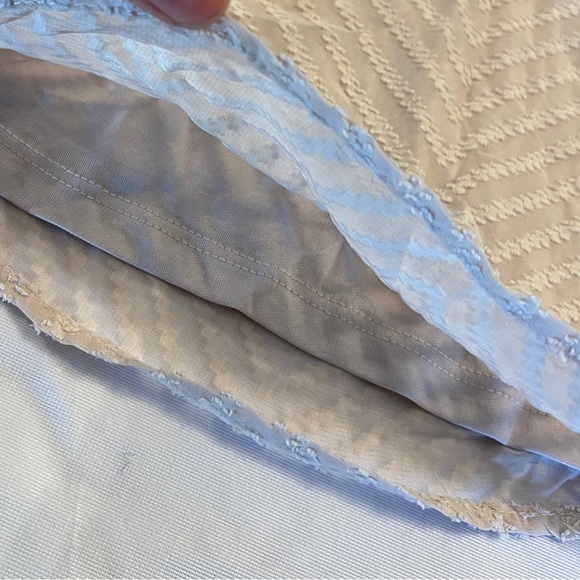 M Maurices Tan Khaki Tank Top Short Nlouse Chiffon Summer Spring Medium Womens - Picture 8 of 9